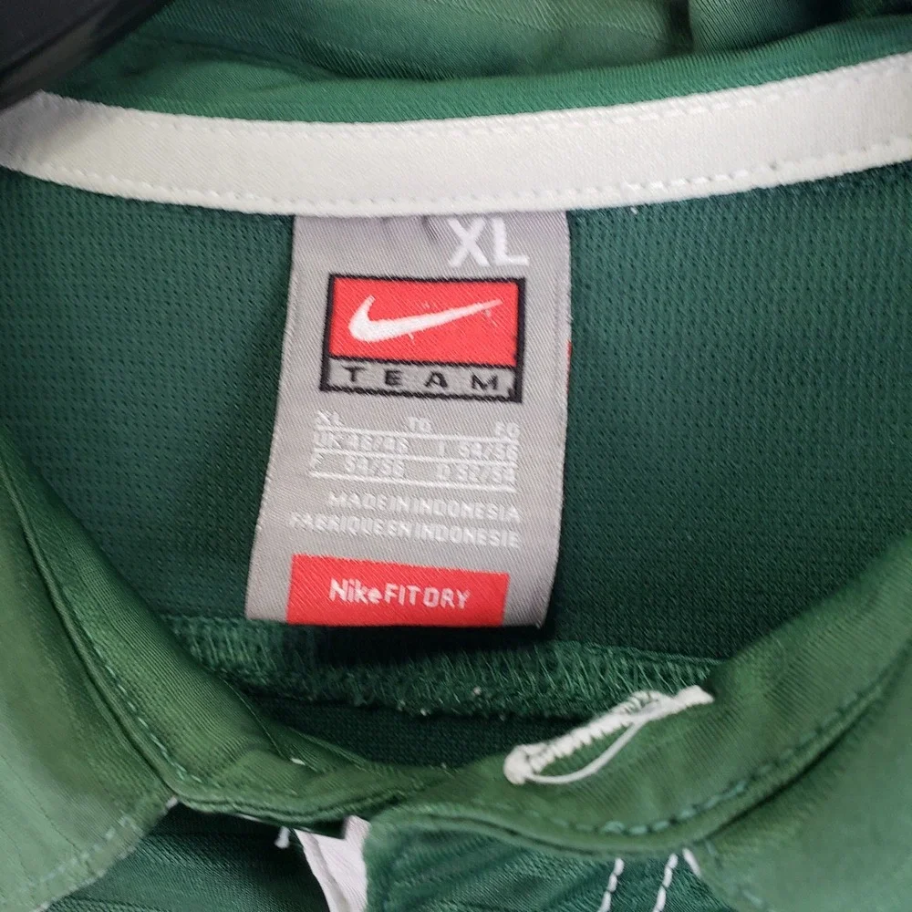 Michigan State Spartans Nike Polo Shirt Mens XL Green NCAA Collegiate NCAA Golf
